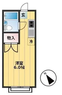 エステートピアタジマ【1階】の間取り