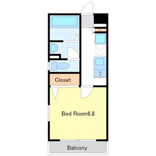 リースランドセンター南【1階】の間取り
