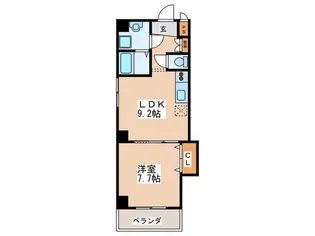 リバ-サイド日本橋【3階】の間取り