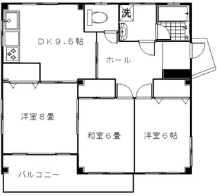 アーバン大門【1階】の間取り