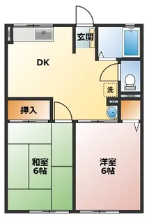 シティハイム ハイツベネッセ【1階】の間取り