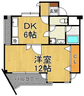 インペリアル砂山【2階】の間取り