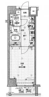 プレール・ドゥーク日本橋リバーサイド【3階】の間取り