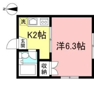 ヴィラノール小金井【2階】の間取り