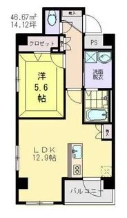 ステージア城西【2階】の間取り