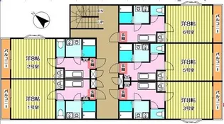 ピュア平尾参番館【2階】の間取り