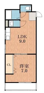 プレステル阪南【3階】の間取り