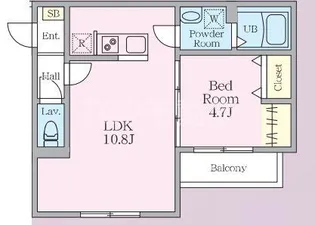 セミカ蘇我【2階】の間取り