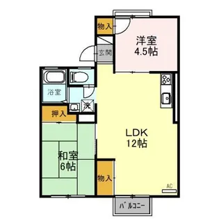 パークサイドIF【2階】の間取り