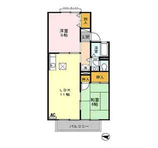 グランシャリオ結 B【1階】の間取り