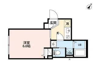 A-レジデンス大門(エーレジデンスダイモン)【1階】の間取り