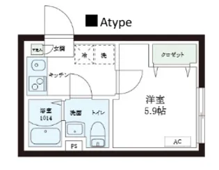 レピュア本郷レジデンス【3階】の間取り