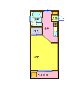 茂呂マンション【3階】の間取り