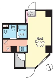 Bloom Tower Ueno【4階】の間取り