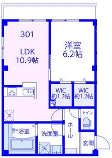 ブラウニー【2階】の間取り