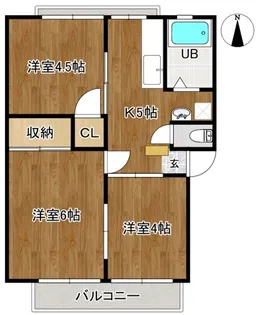 コーポ旭【2階】の間取り