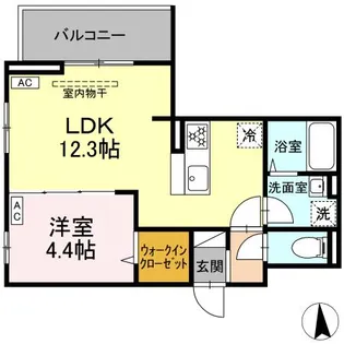D’Bless横濱岸根公園I【3階】の間取り