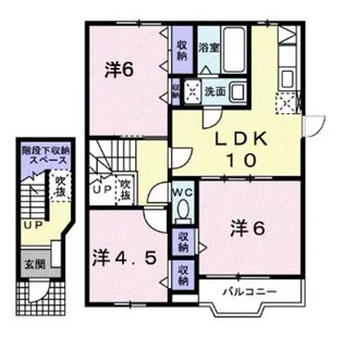 センチュリー早美C【2階】の間取り
