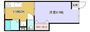 さくらハイツ【1階】の間取り