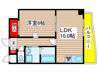 ヴェルデ葵【7階】の間取り