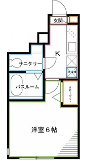 ミハス荻窪【1階】の間取り