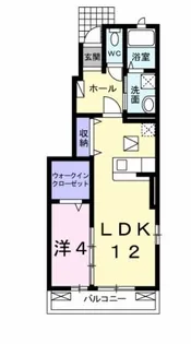 クレメントイースト【1階】の間取り