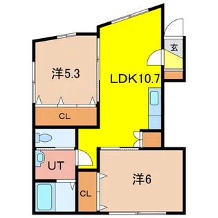 コムハウス【2階】の間取り