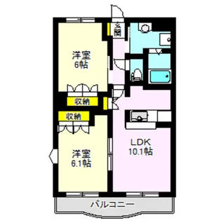 コンフォート レジデンス【2階】の間取り