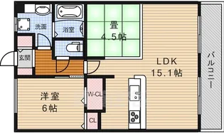 たまきA棟【1階】の間取り