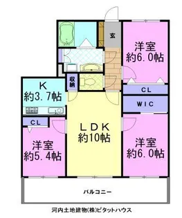 サーパス元今泉中央【2階】の間取り