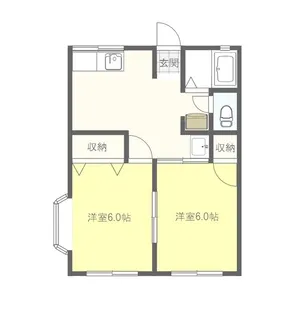 シャインライフ高山【1階】の間取り