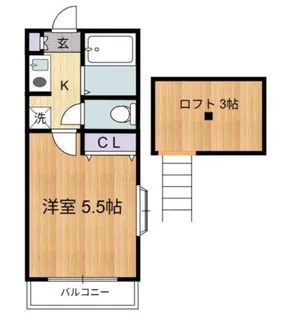 メープル大泉学園A棟【2階】の間取り