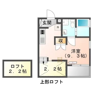REX平針(レックスヒラバリ)【1階】の間取り
