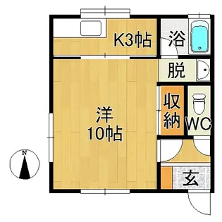チェリーパーク城西 E【1階】の間取り