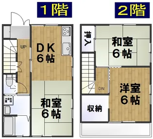稲生タキノハイツII【1階】の間取り