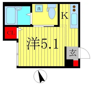 アーバンハウス新松戸【2階】の間取り