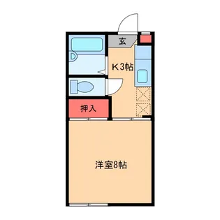 グリーンハイツ(岡崎)【2階】の間取り