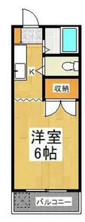 スターダスト読売【2階】の間取り
