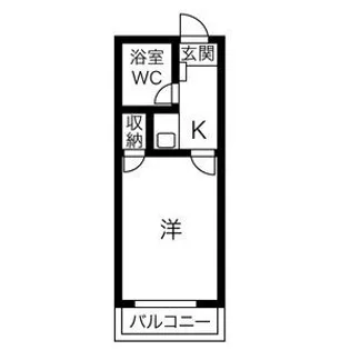 レオパレス中須町第2【1階】の間取り