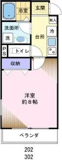 Gentillet WistarieII【2階】の間取り