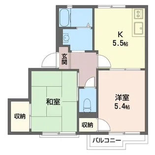 オートメゾンモウリ【2階】の間取り
