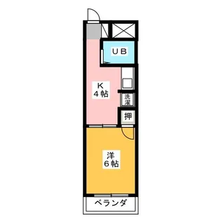 リバシィ藤里【2階】の間取り