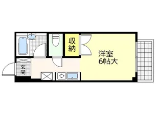 HOLY A&K(ホーリー エーアンドケー)【2階】の間取り