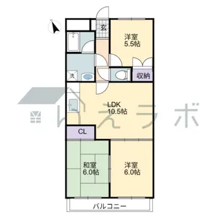 アバンギャルド桟橋【7階】の間取り