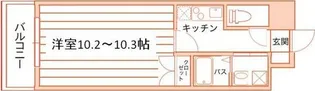 ヴァンクール鶴舞【10階】の間取り