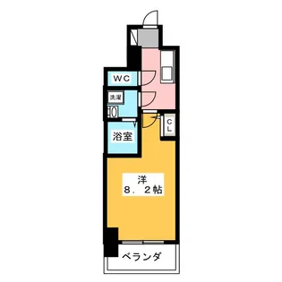 エスリード新栄プライム【7階】の間取り