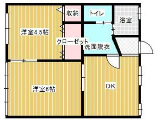 プレサージュ長嶺南【1階】の間取り