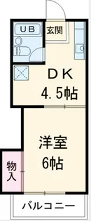 コーポドリーム【2階】の間取り