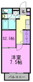 カサ・ベルデ B【1階】の間取り