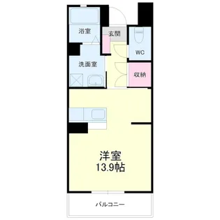 ルシェリア原島【4階】の間取り